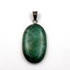 Chrysocolla Pendent with 925 Sterling silver